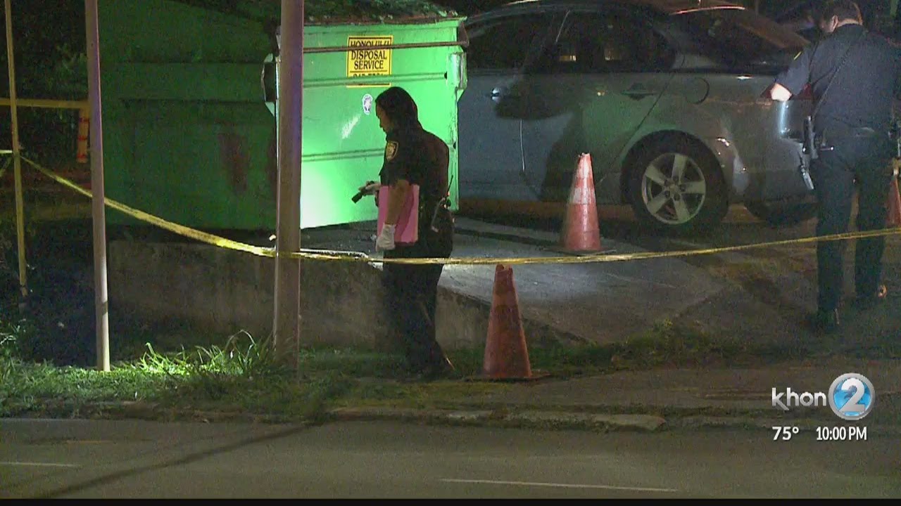 Police investigation in Kalihi
