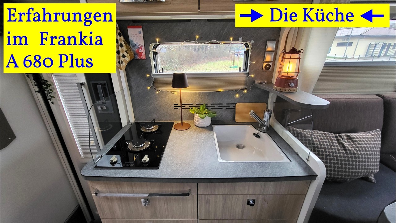 Frankia A680 Plus im Detail ➡️ Ein Blick in unsere Küchenschränke und alles drum herum | 🚐💨👀 