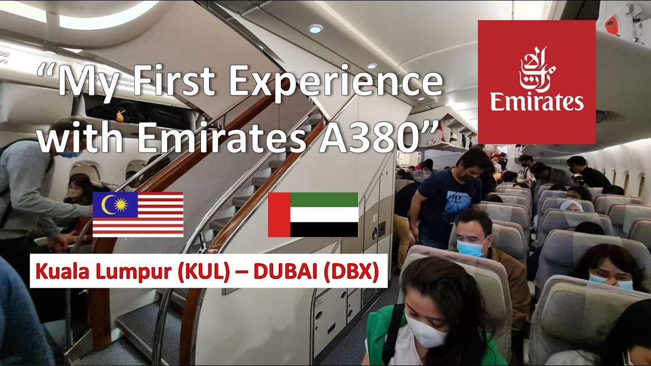 Trip Report | Emirates A380 | EK343 | Kuala Lumpur (KUL) to Dubai (DXB) | Economy Class | Seat 51E