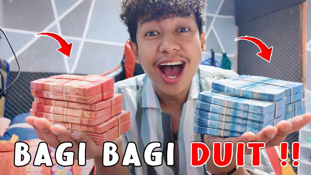 AKU BAGI BAGI DUIT 800JUTA++ YANG DAPAT DIA BERUNTUNG 😱😱 | GTA 5 ROLEPLAY INDONESIA