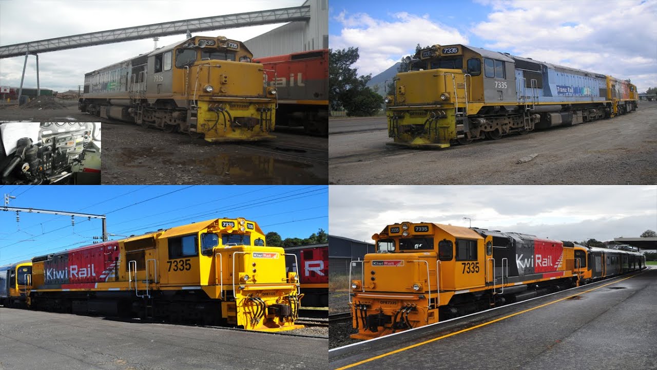 Te Huia DFB 7335 - Then and Now