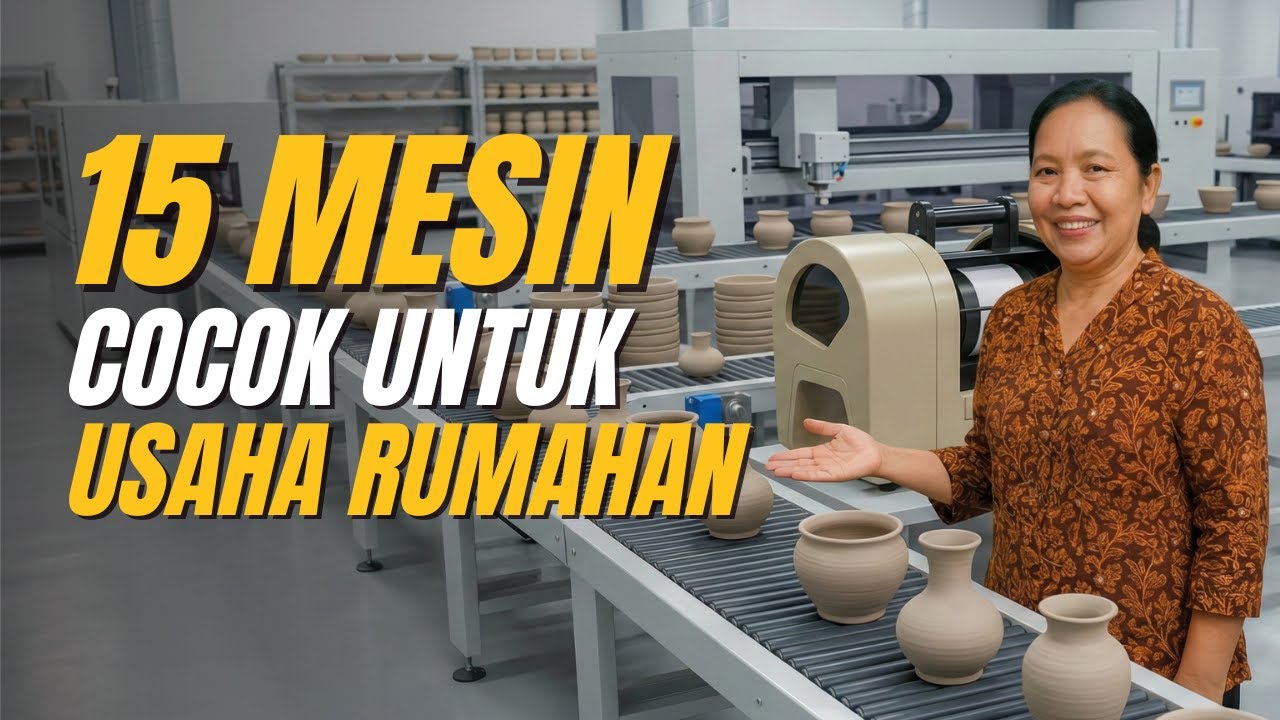 15 Mesin yang Bisa Ubah Usaha Kecil Jadi Pabrik Mini