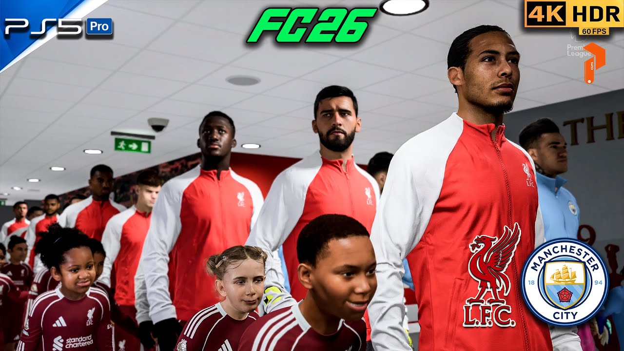 Epic Premier League Battle! Liverpool vs Man City | FC 26 Gameplay PS5 #fc26 #ps5 #4k #viral #fifa
