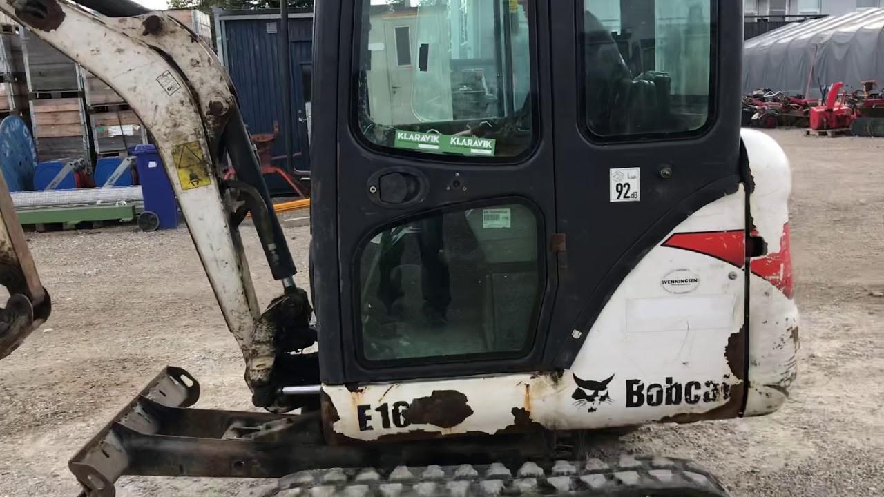 Køb Bobcat E16 minigraver på Klaravik.dk 282.183
