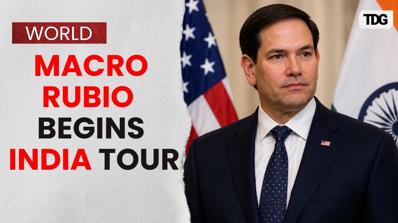 U.S. Secretary Marco Rubio Lands in Delhi for Crucial Four Day India Tour