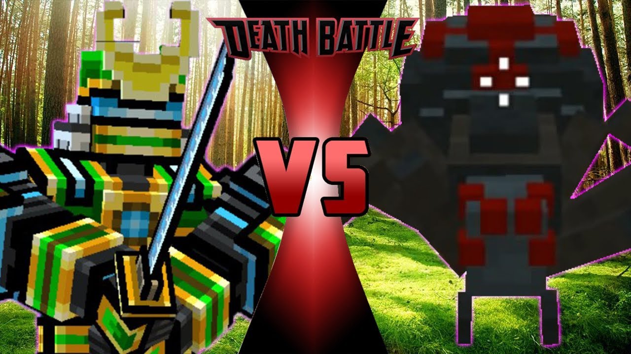 Робот Самурай VS Злой Паук (Pixel Gun 3D DeathBattle)