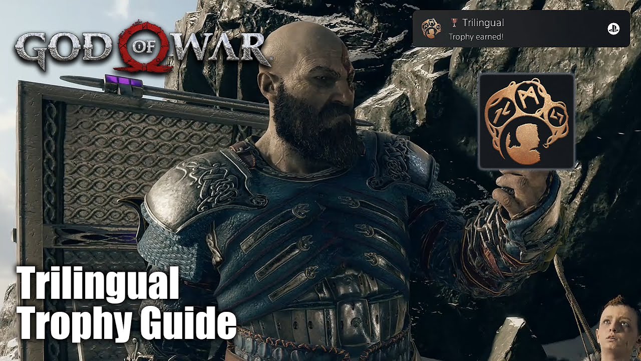 God of War 2018 - Trilingual Trophy Guide (Obtain 8 languages of Muspelheim and Niflheim)