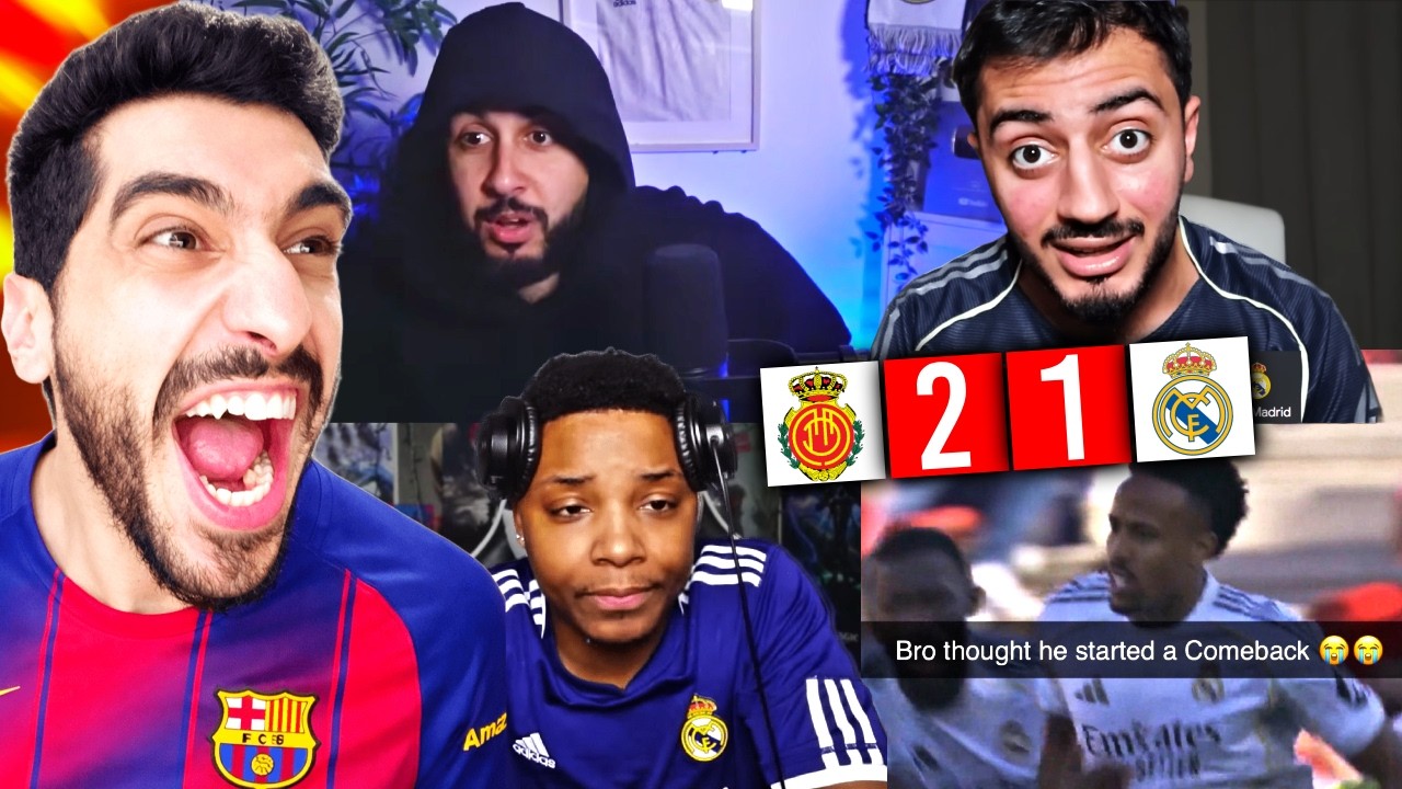 LAUGHING AT REAL MADRID FANS AFTER REAL MADRID LOST 2-1 AGAINST MALLORCA !