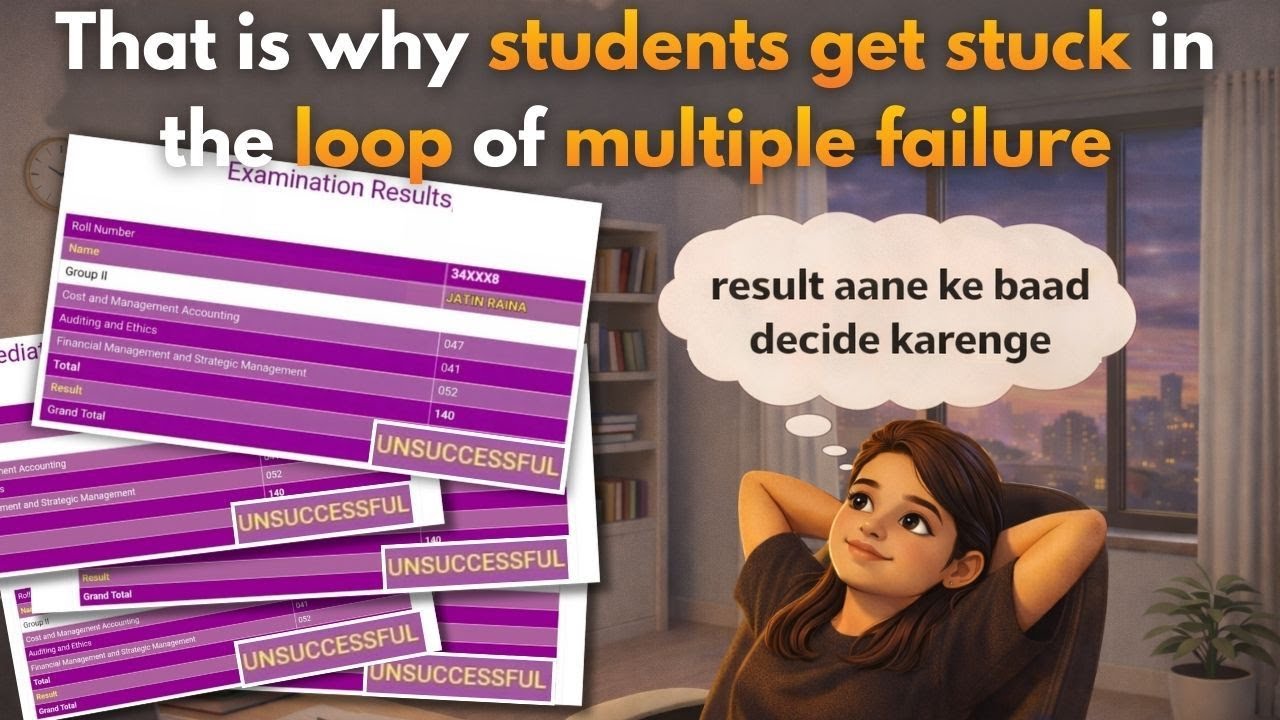 CA Exam Strategy 2026: Don't Let Results Stop Your Progress #castudents #mindset #caexams