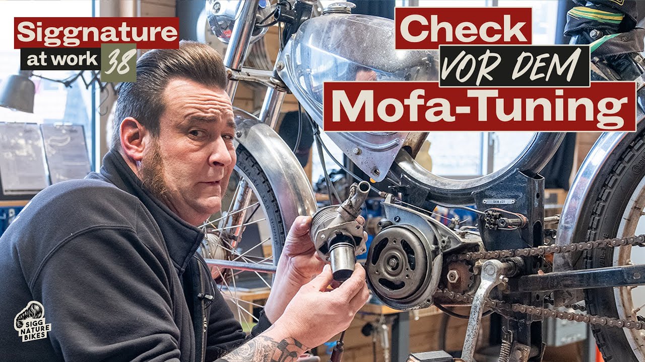 Mofa vorbereiten f&uuml;rs TUNING | Katastrophaler Motorzustand
