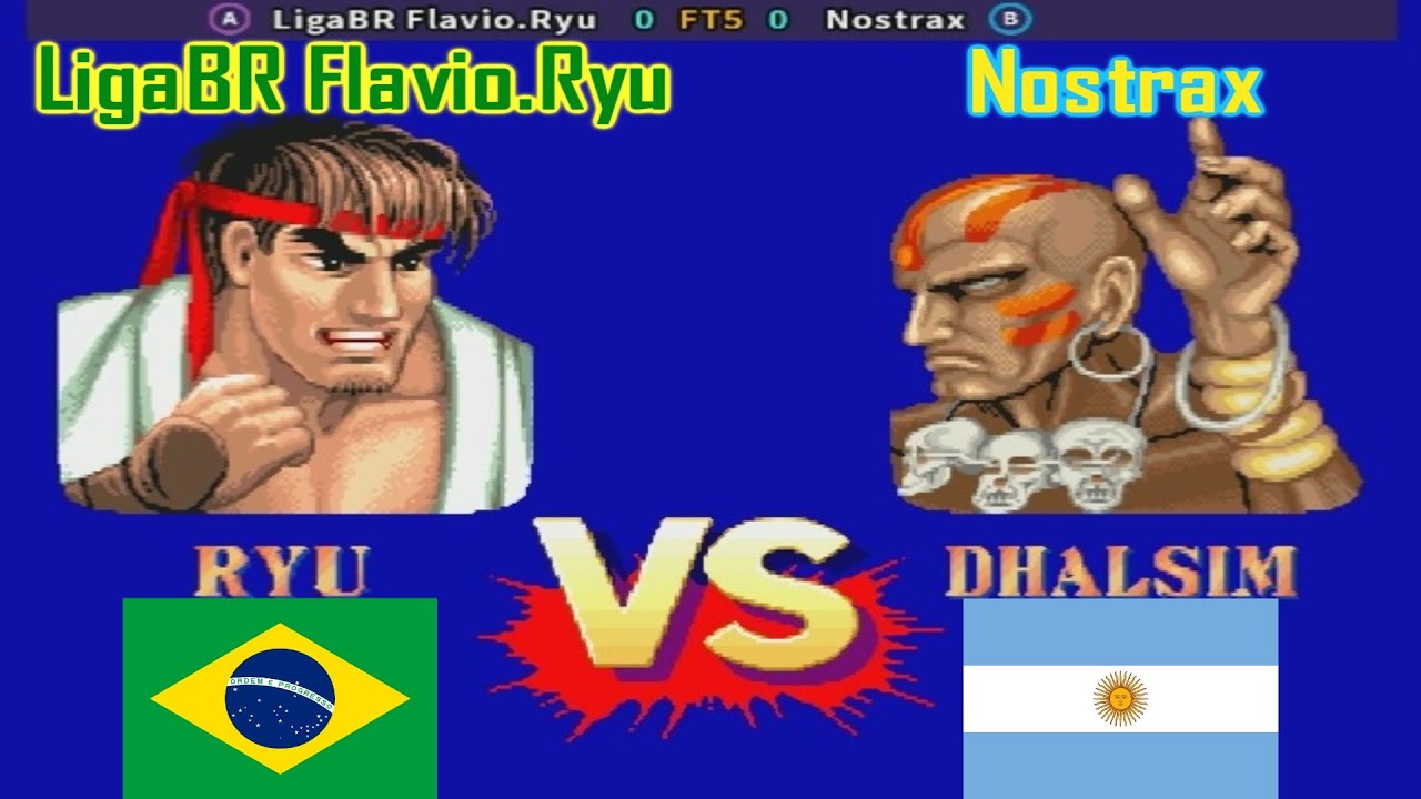 Street Fighter II': Champion Edition - LigaBR Flavio.Ryu vs Nostrax FT5