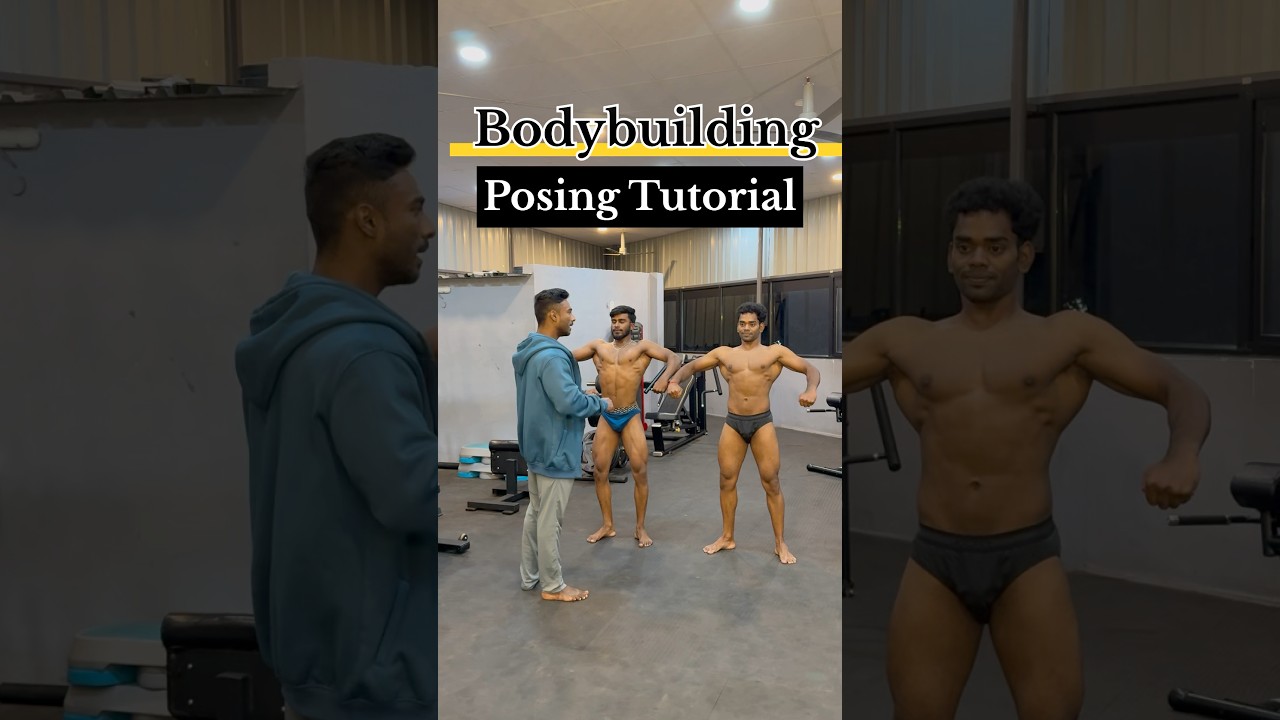 🚨Bodybuilding- Posing Tutorial Video Basic #coachmohan #motivation #vtaper #hypertrophytraining