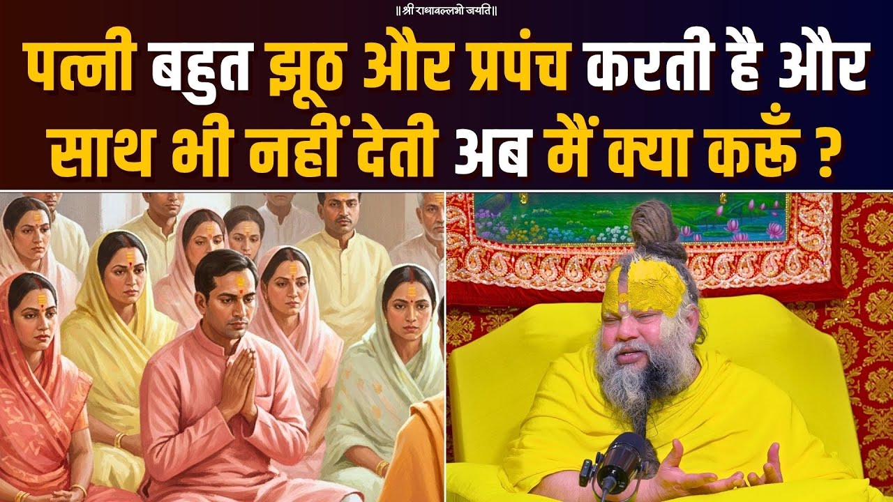 पत्नी बहुत झूठ और प्रपंच करती है और साथ भी नहीं देती अब मैं क्या करूँ ? Bhajan Marg