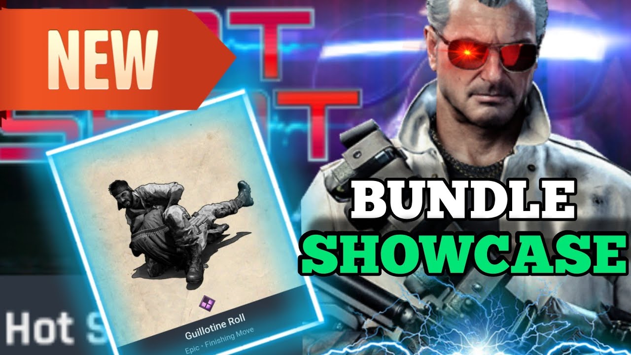 Hot Shot Bundle Showcase Guillotine Roll Finisher Frank Woods New Skin