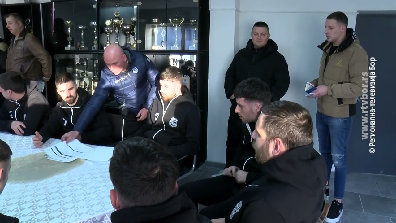 FK „Bor 1919“ doveo novog trenera i 10 pojačanja, 8.februar 2025. (RTV Bor)