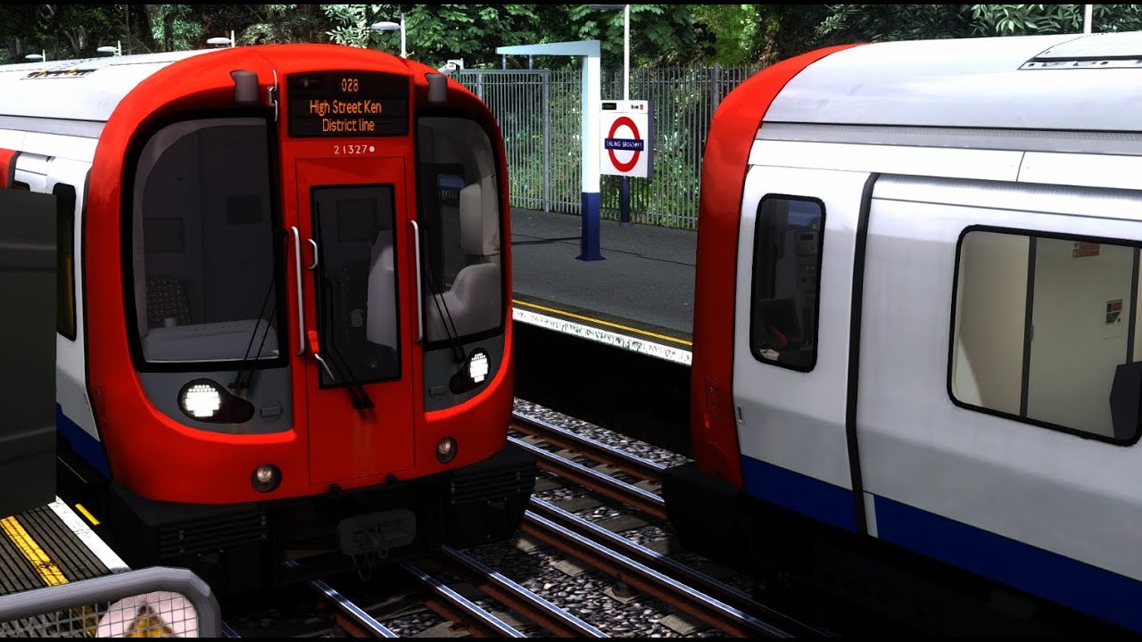 Train Simulator: Ealing Broadway - High Street Kensington [Announcements Included]