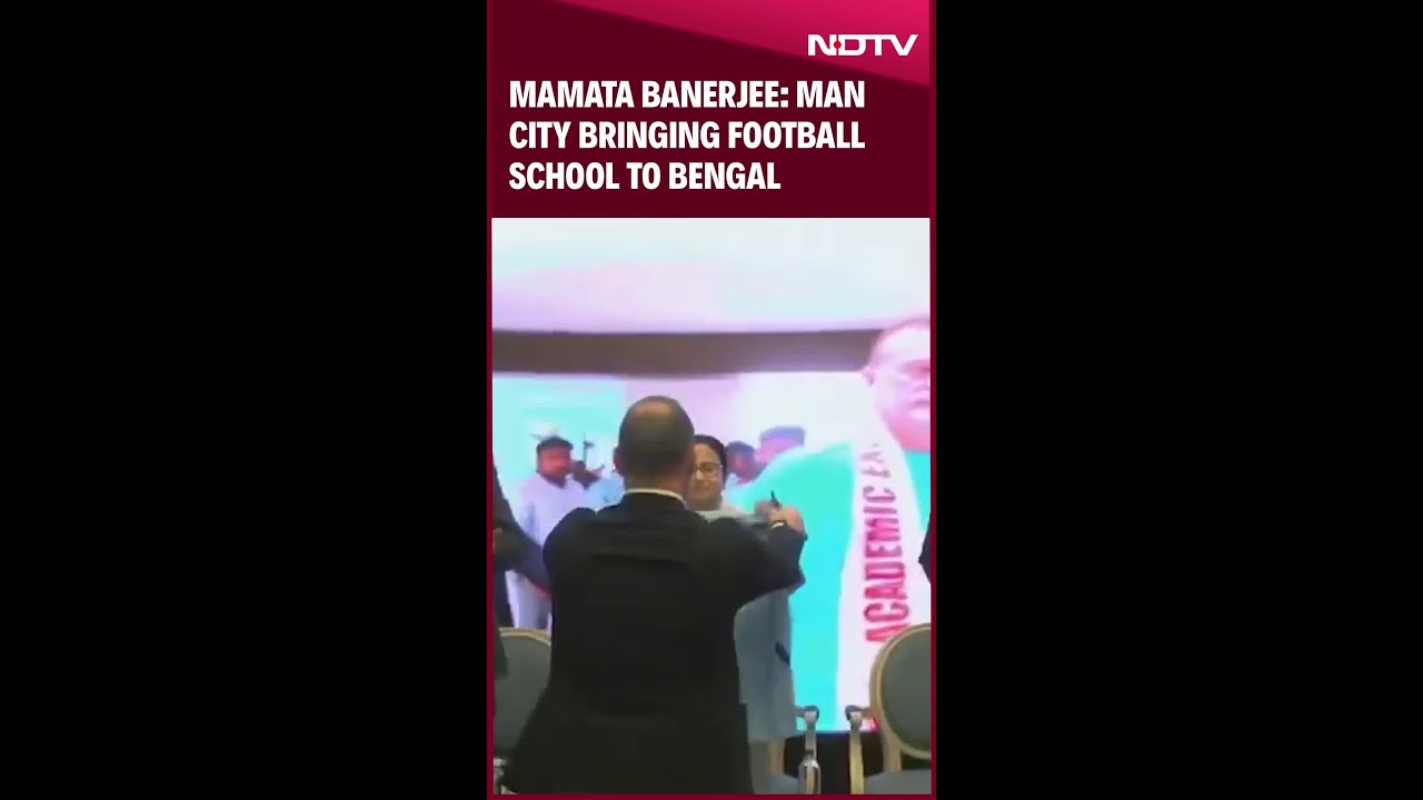 Mamata Banerjee Announces Manchester City Sports School Collaboration In Bengal