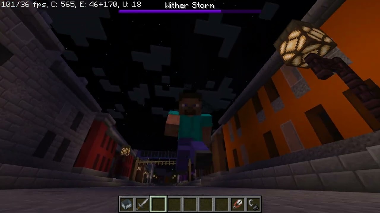 Minecraft story mode episode 1 (Unedited edition) Crackers wither storm mod