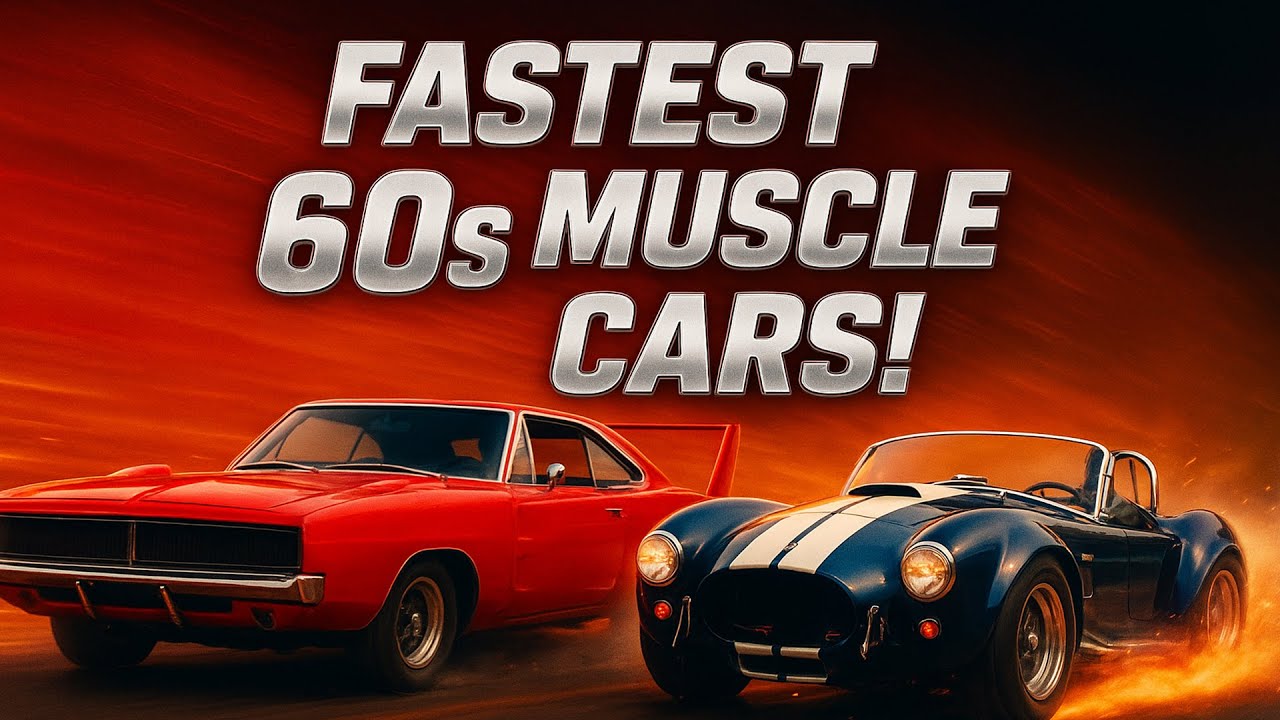 10 FASTEST Muscle Cars of the 1960s (Quarter Mile Monsters!)