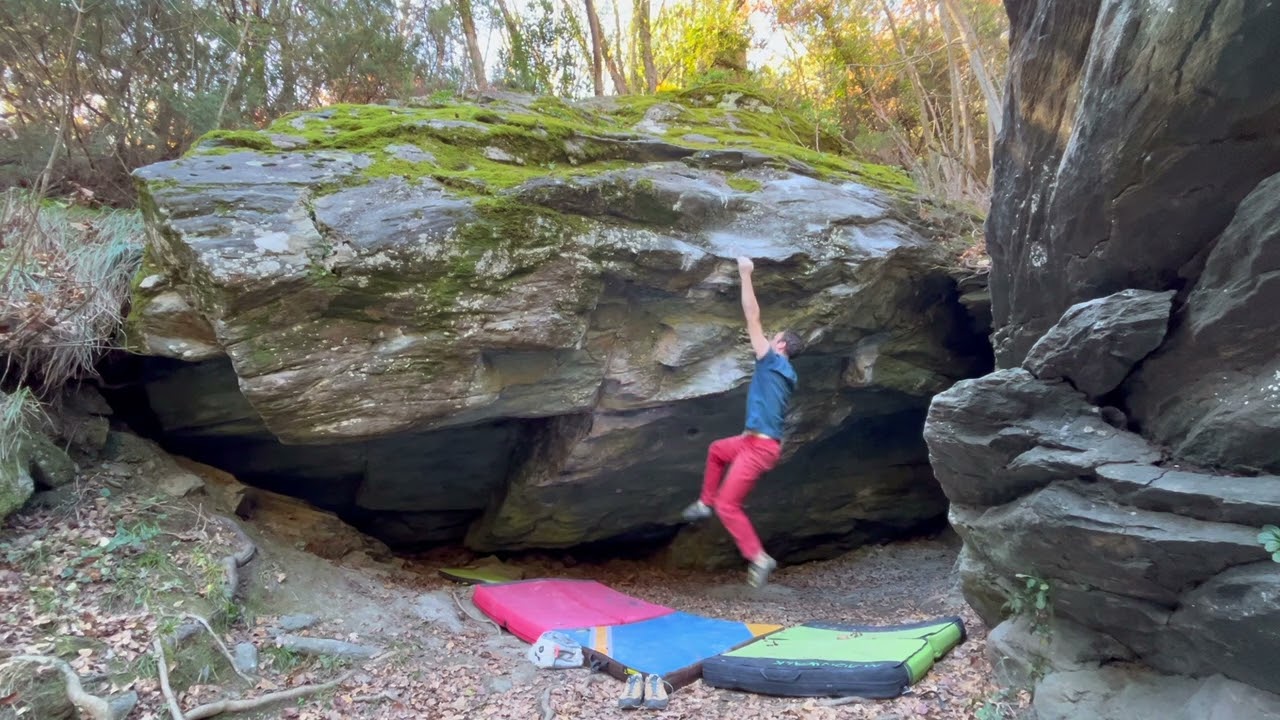 Bouldering in Varazze - Ciucciati il calzino 7b+