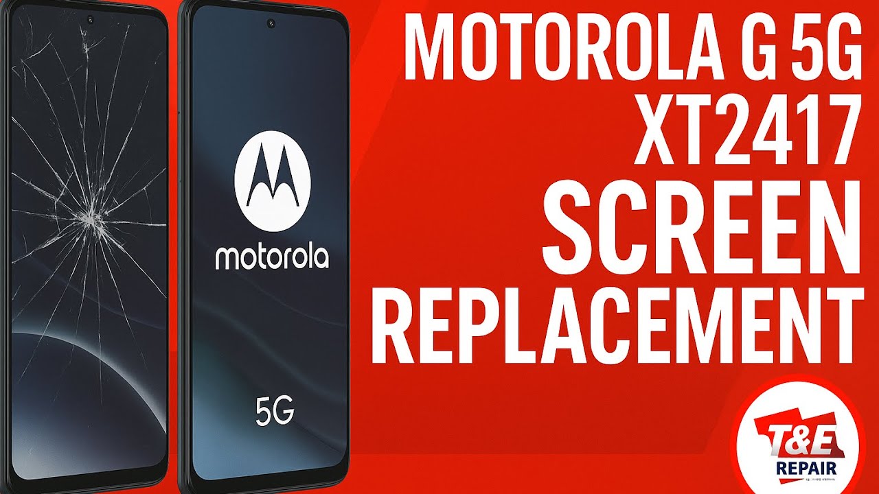 Moto G 5G xt2417 2024 Sage Green Cracked Screen replacement tutorial step by step do it yourself