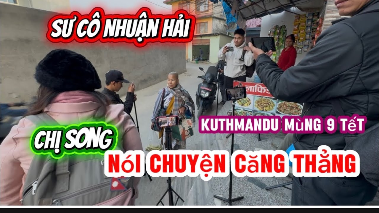 Sư Cô NHUẬN HẢI Và Chị SONG Nói Chuyện CĂNG THẲNG Nơi An Trú Thầy MiNH TUỆ.25/2