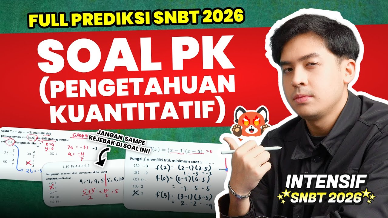 TRIK PENGETAHUAN KUANTITATIF SNBT 2026!! PASTI KELUAR!! | Mantappu Academy