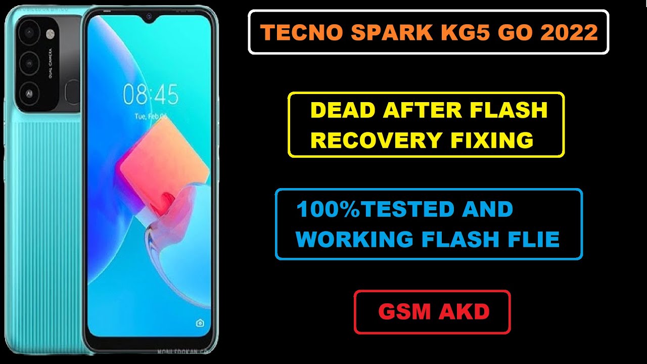 TECNO SPARK KG5 GO 2022 | FLASH FILE 100% TESTED | CM2 READ |