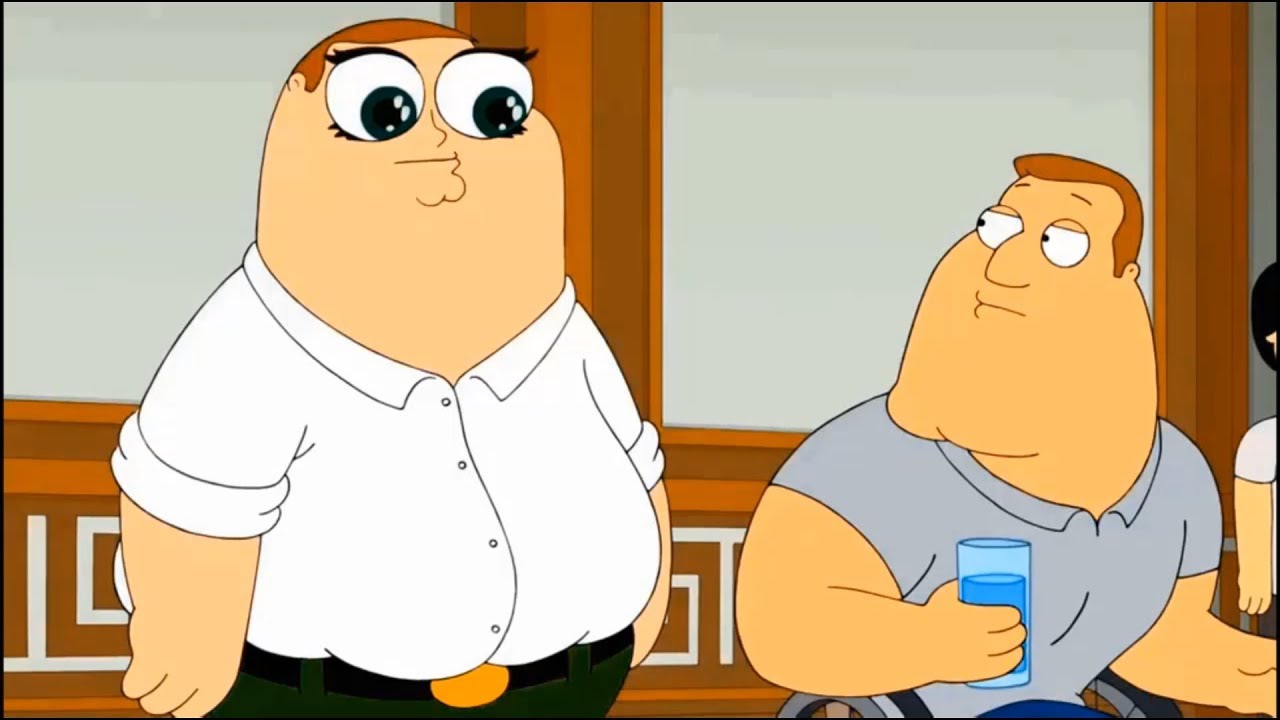 Family Guy !!  Peter changed his eyes into cute