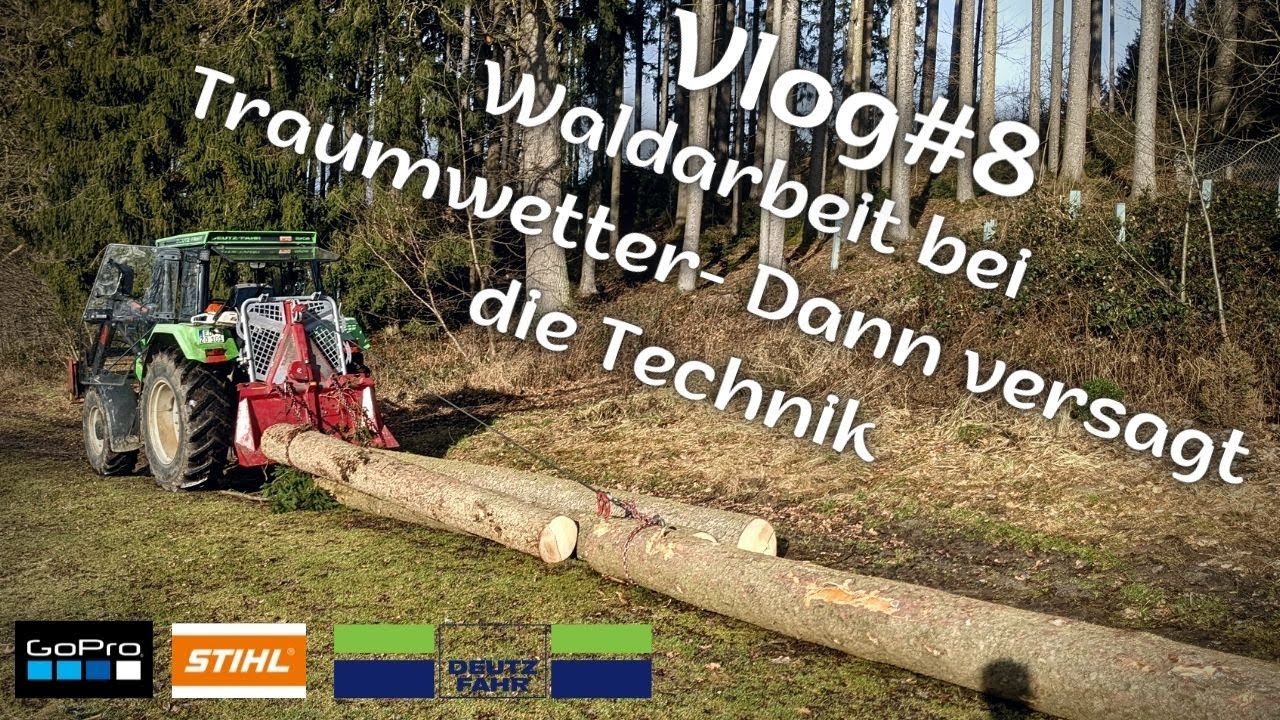 Vlog #8 Waldarbeit bei Traumwetter - dann versagt die Technik