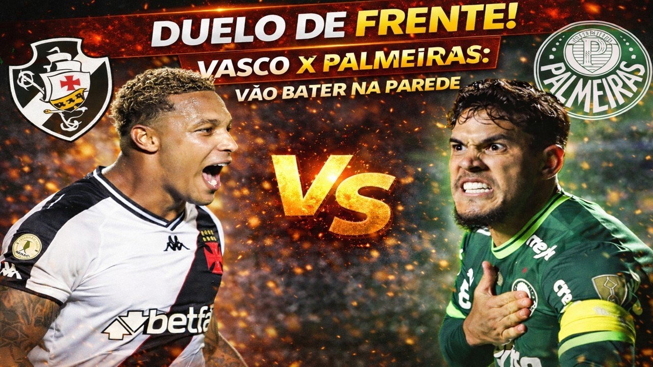 DUELO DE GIGANTES! VASCO TERÁ DVD NO ATAQUE E TERÁ CONFRONTO COM XERIFE GUSTAVO GOMEZ DO PALMEIRAS