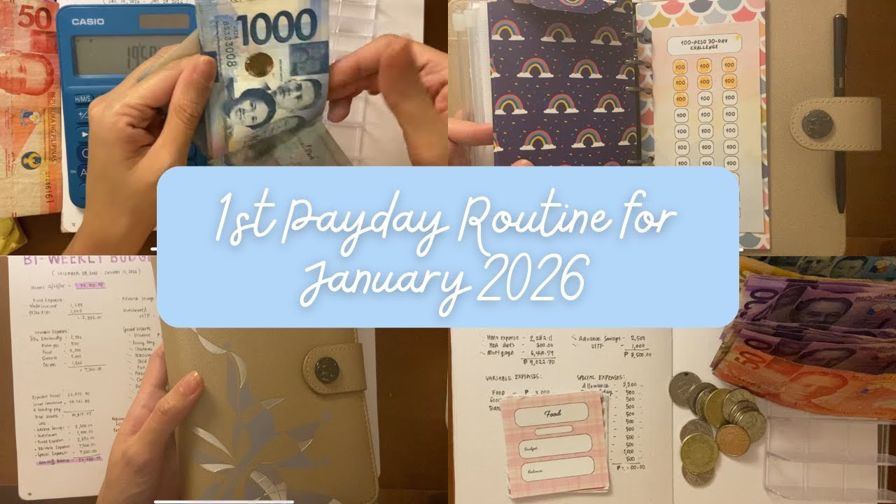 1st Payday Routine for January 2026 | Budget with Me | Bi-weekly Budget Reset