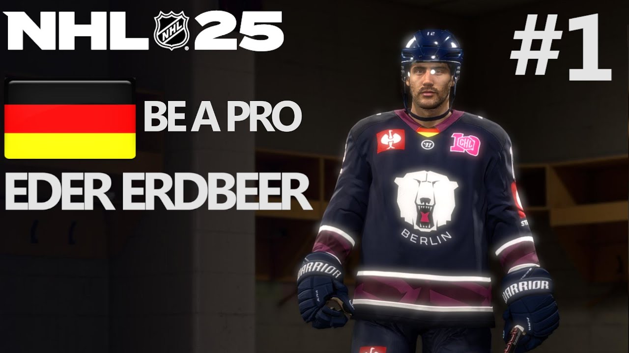 Der Deutsche in der NHL... | NHL 25 Be a Pro #1