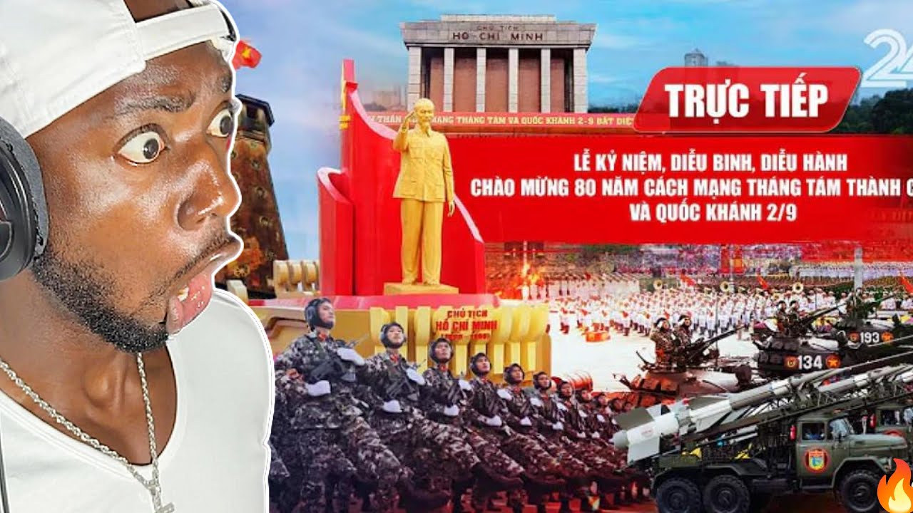 Lễ kỷ niệm diễu binh, diễu hành 80 năm Cách mạng Tháng Tám thành công và Quốc khánh 2/9 ⎢REACTION❤️