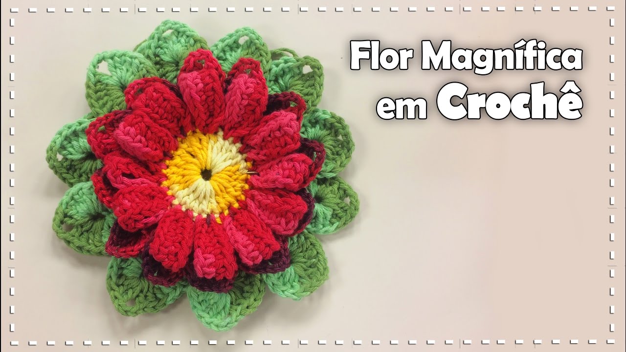 FLOR MAGNÍFICA EM CROCHÊ com Maria José - Programa Arte Brasil - 23/11/2016