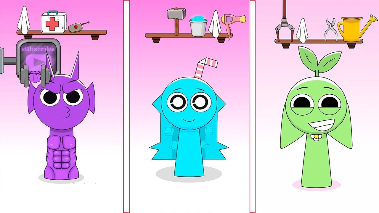 OH NO! HELP! 😱 DURPLE 🆚 AQUA 🆚 GARDEN | Sprunki Incredibox