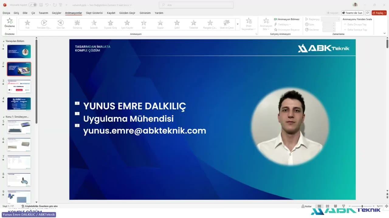 VoluMill 2 5 3 Eksen Kullanım ve Avantajları - Webinar Kaydı