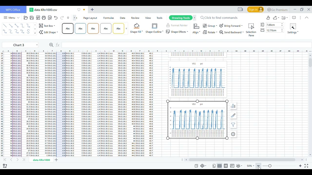 Create line Graph in excel with shortcut mode