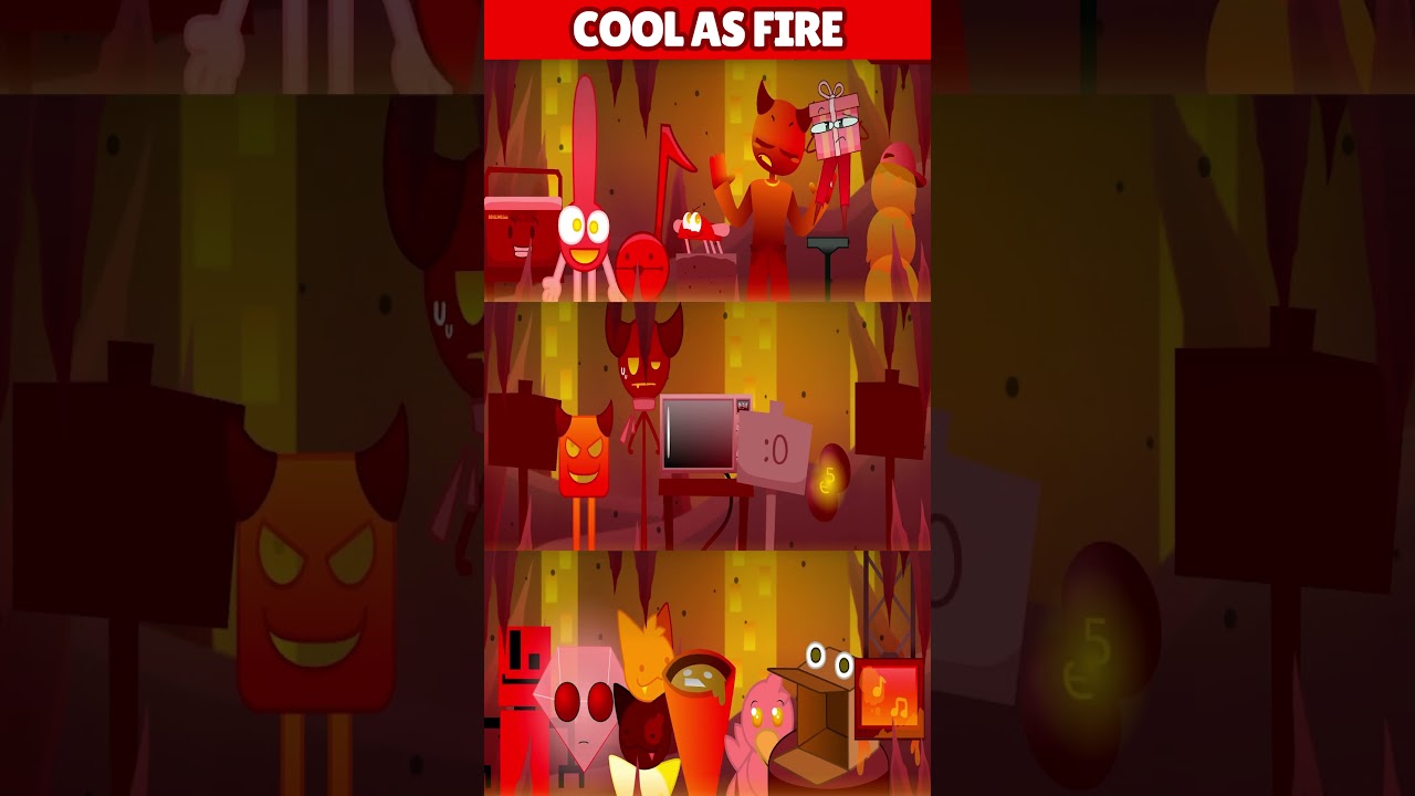 Incredibox Sprunki Cool As Fire *MIX VERSION*