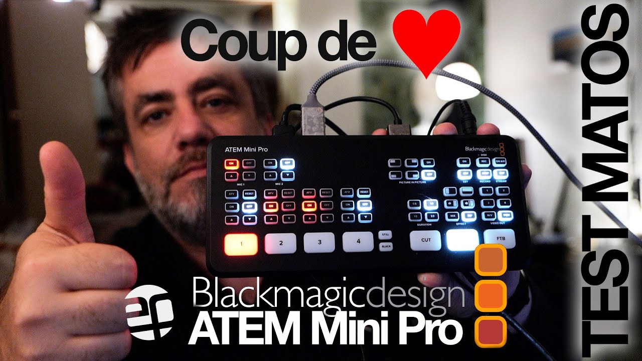 Blackmagic ATEM Mini Pro ❤️ le mini switcher / Streamer Coup de coeur ! 🤩 épisode 1