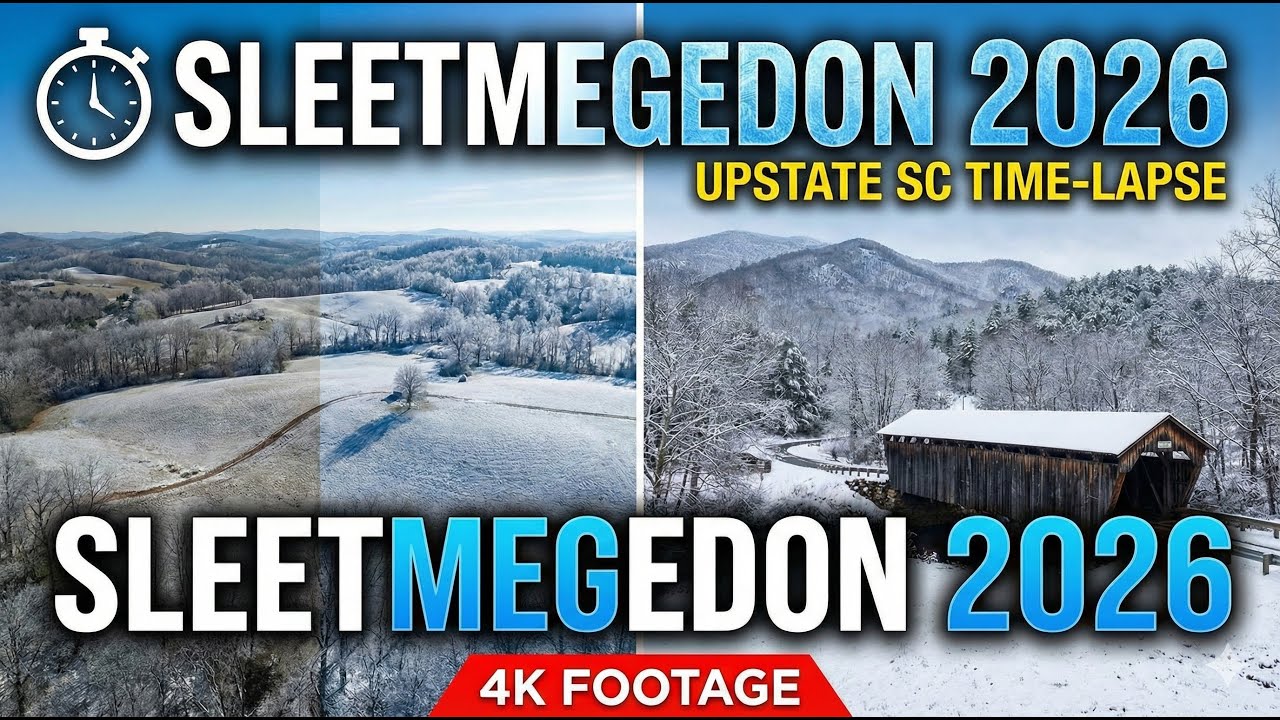 Sleetmegadon 2026 - #yeahthatgreenville #powdersville #Sleetmegdon2026