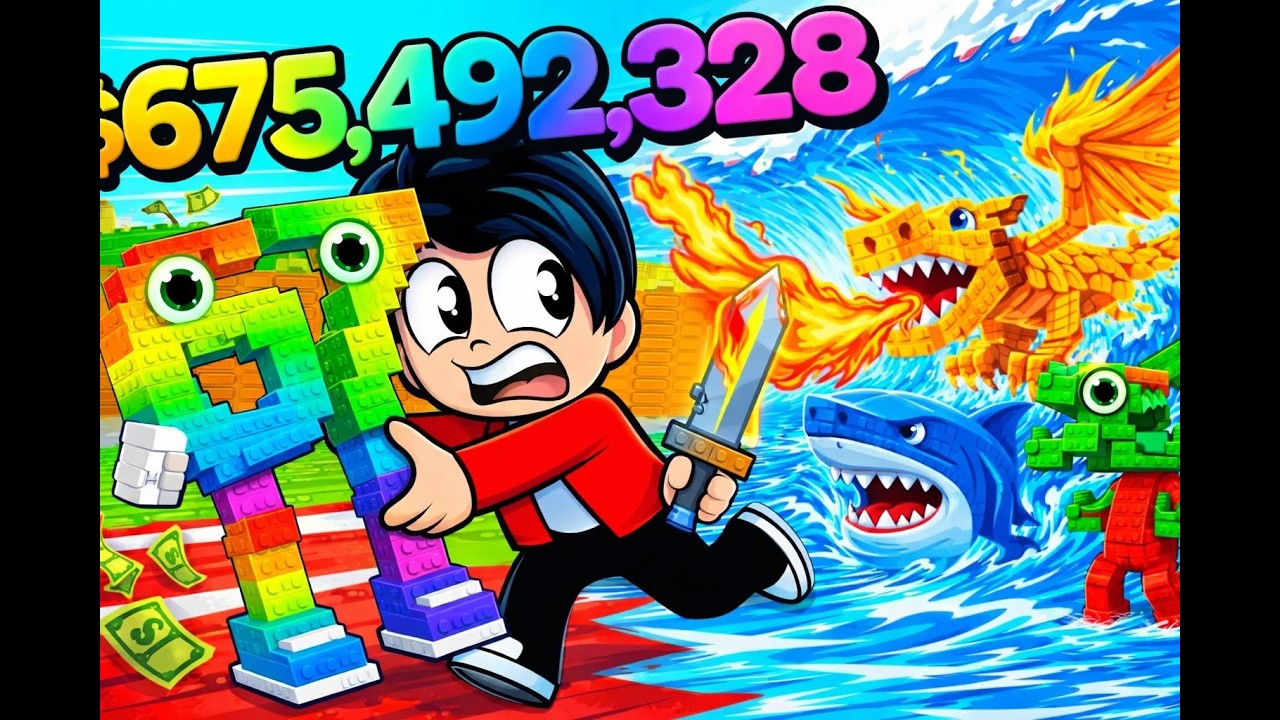 Сбегите от цунами ради мозгов | Escape Tsunami For Brainrots #roblox #shorts #brainrot