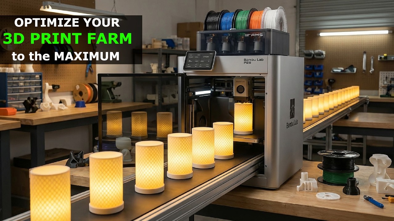 3D Printing Lamp Farm Hack: Print 2&times; Faster for Home Business