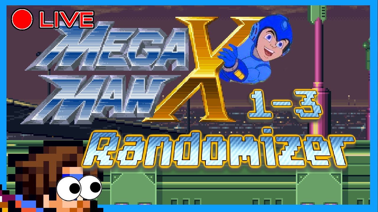 🔴Mega Man X 1-3 RANDOMIZER[LIVE]