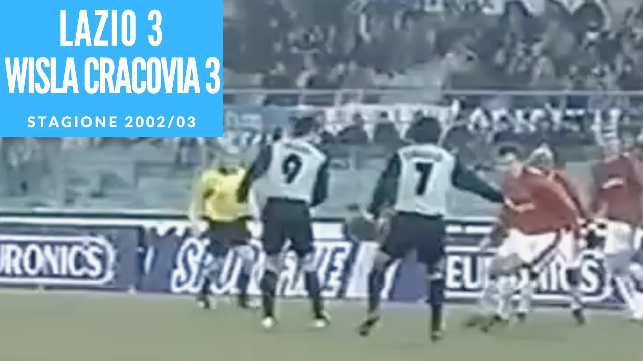 20 febbraio 2003: Lazio Wisla Cracovia 3 3