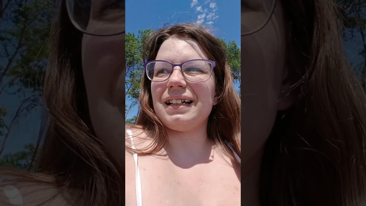 Mermaid Princess Destiny swims in cda lake again (you get to hide and watch)