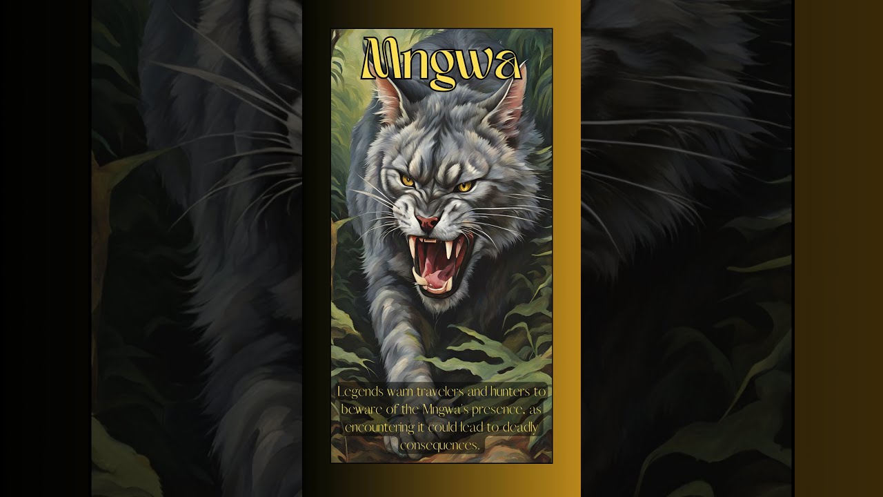 Mngwa: Legendary giant cat or cryptid known for its ferocity.