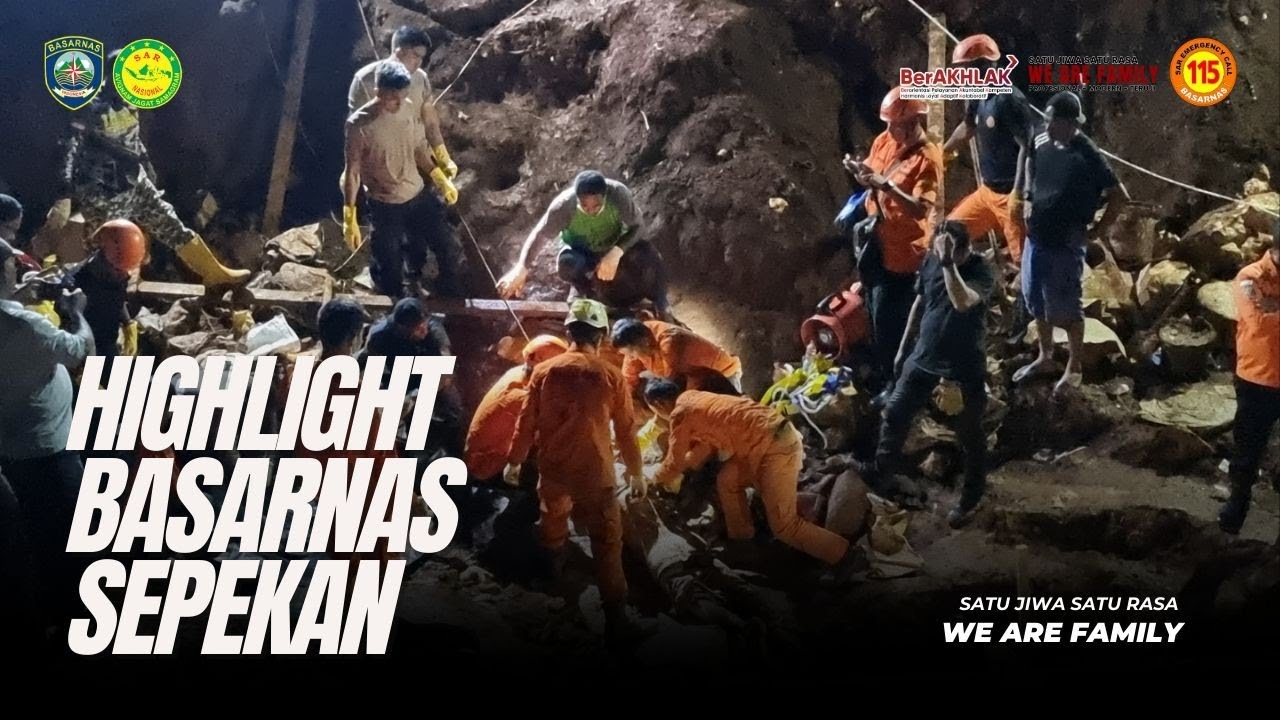 Highlight Basarnas Sepekan 13-19 Februari 2026