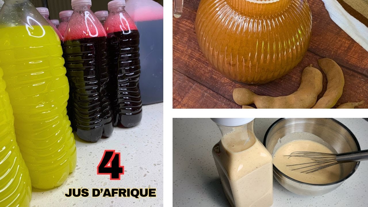 Jus Naturels || Bissap | Gingembre | Bouye | Tamarin
