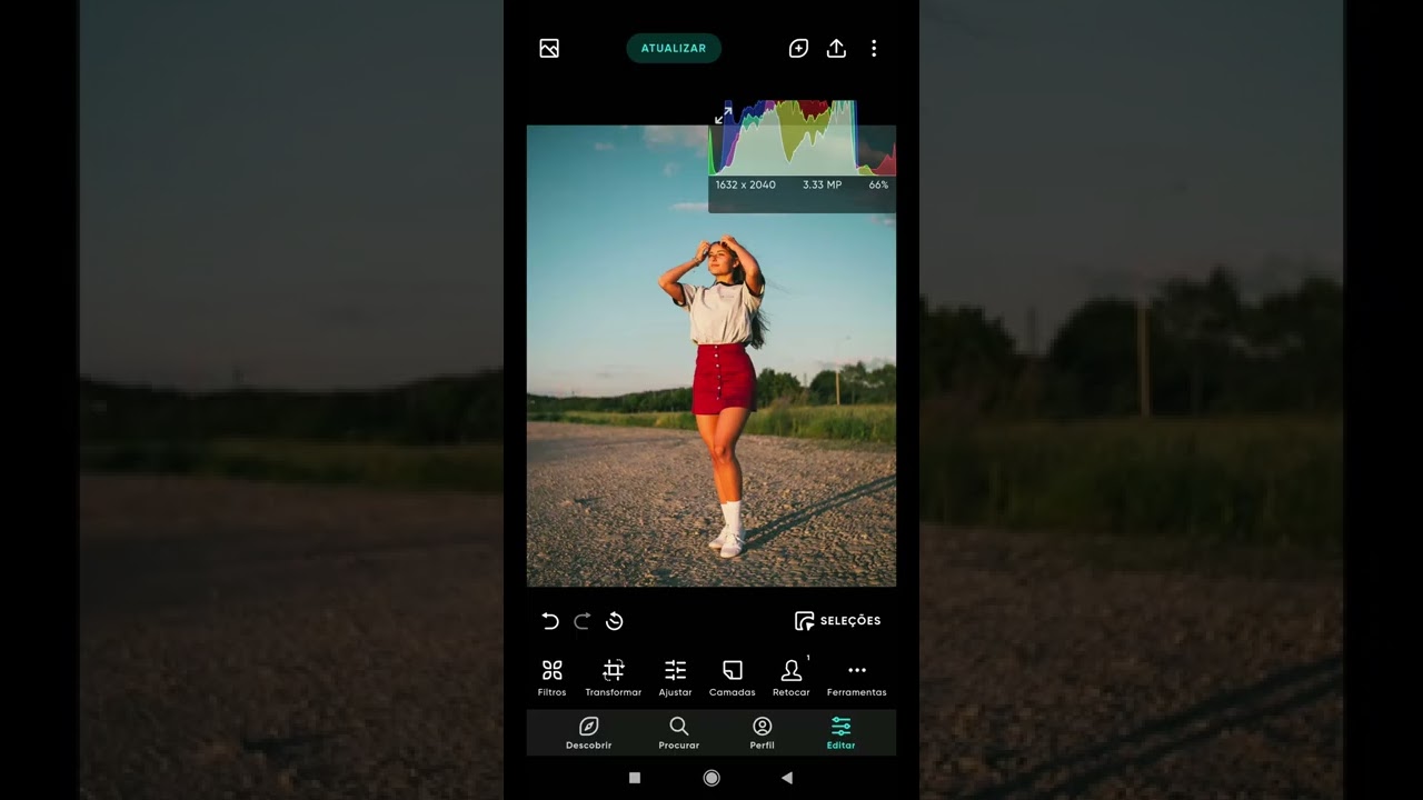 Pós-produção (edição) com apps de celular